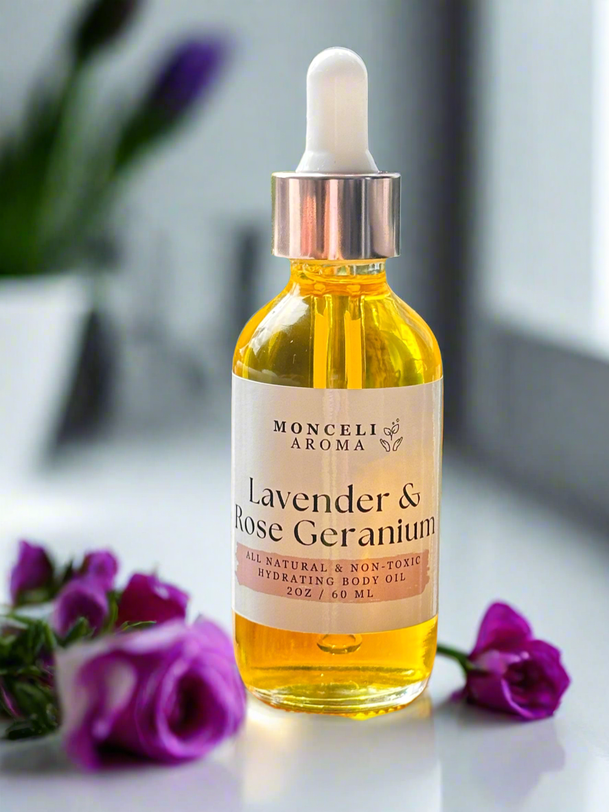 Lavender & Rose Geranium Body Oil