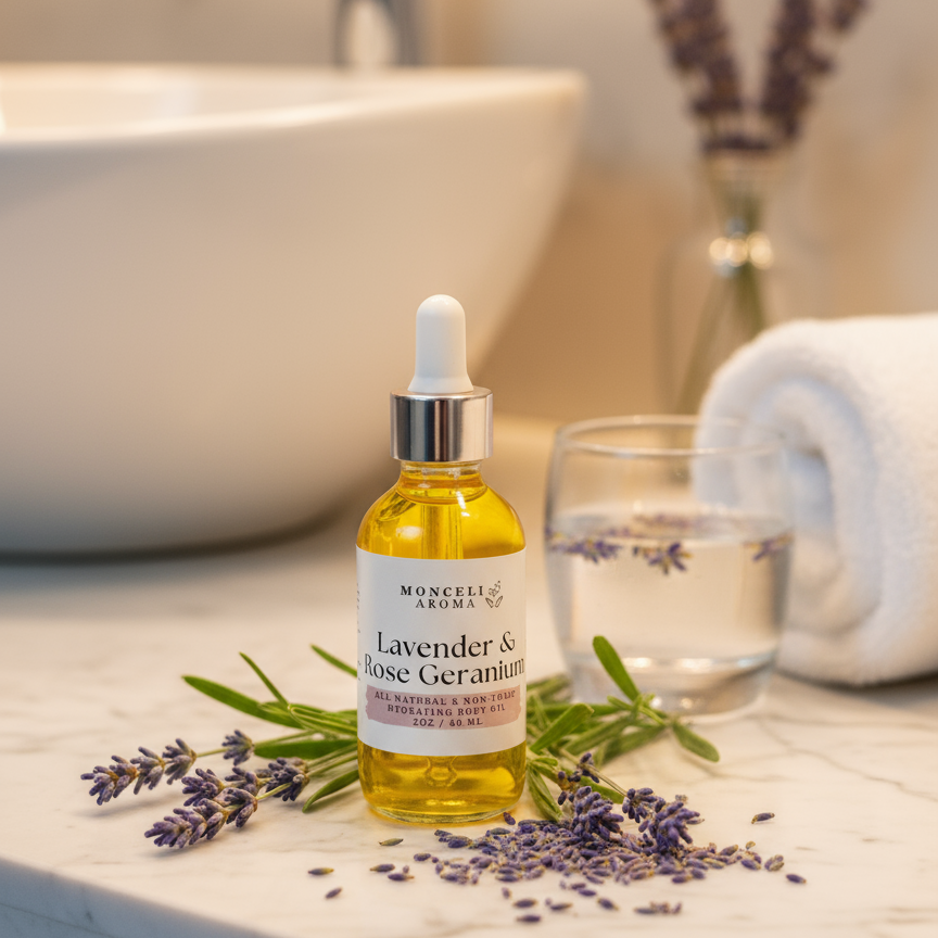 Lavender & Rose Geranium Body Oil