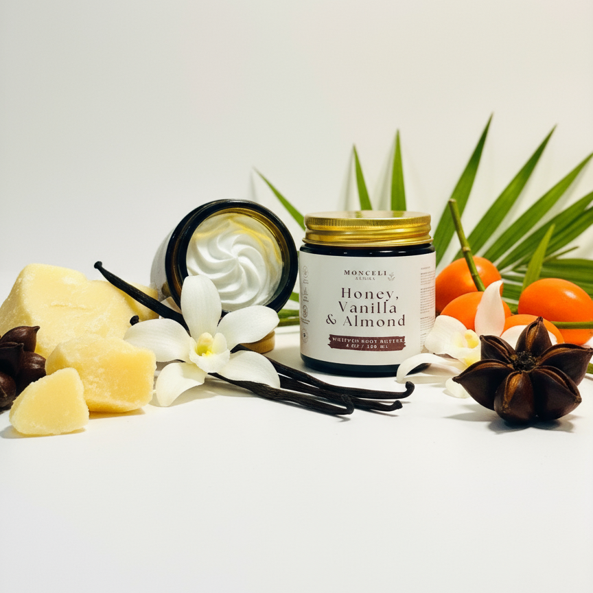 Honey, Vanilla & Almond – Whipped Body Butter